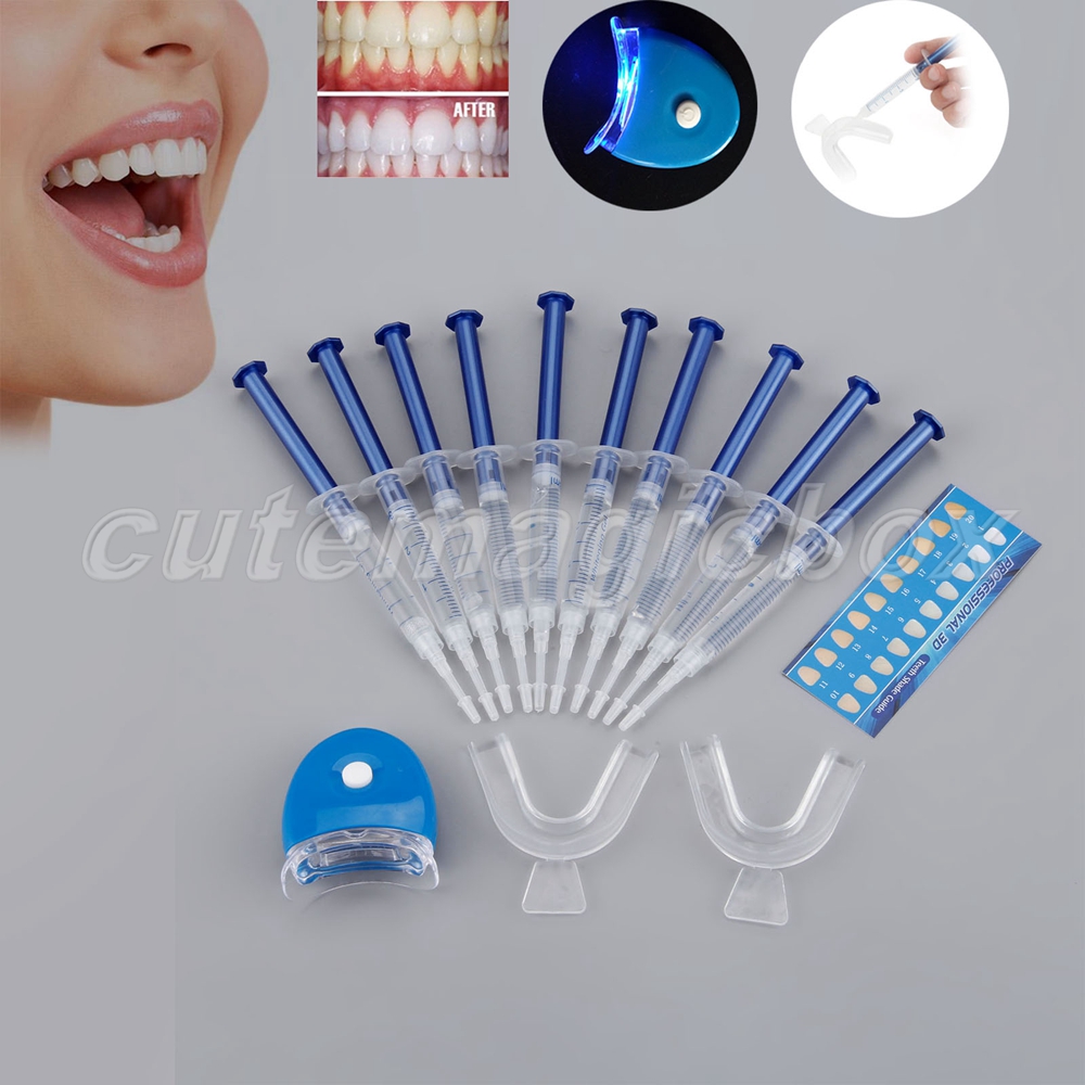 Pro Home Dental Care Teeth Whitening Kit Tooth Bleach Bright White Oral ...