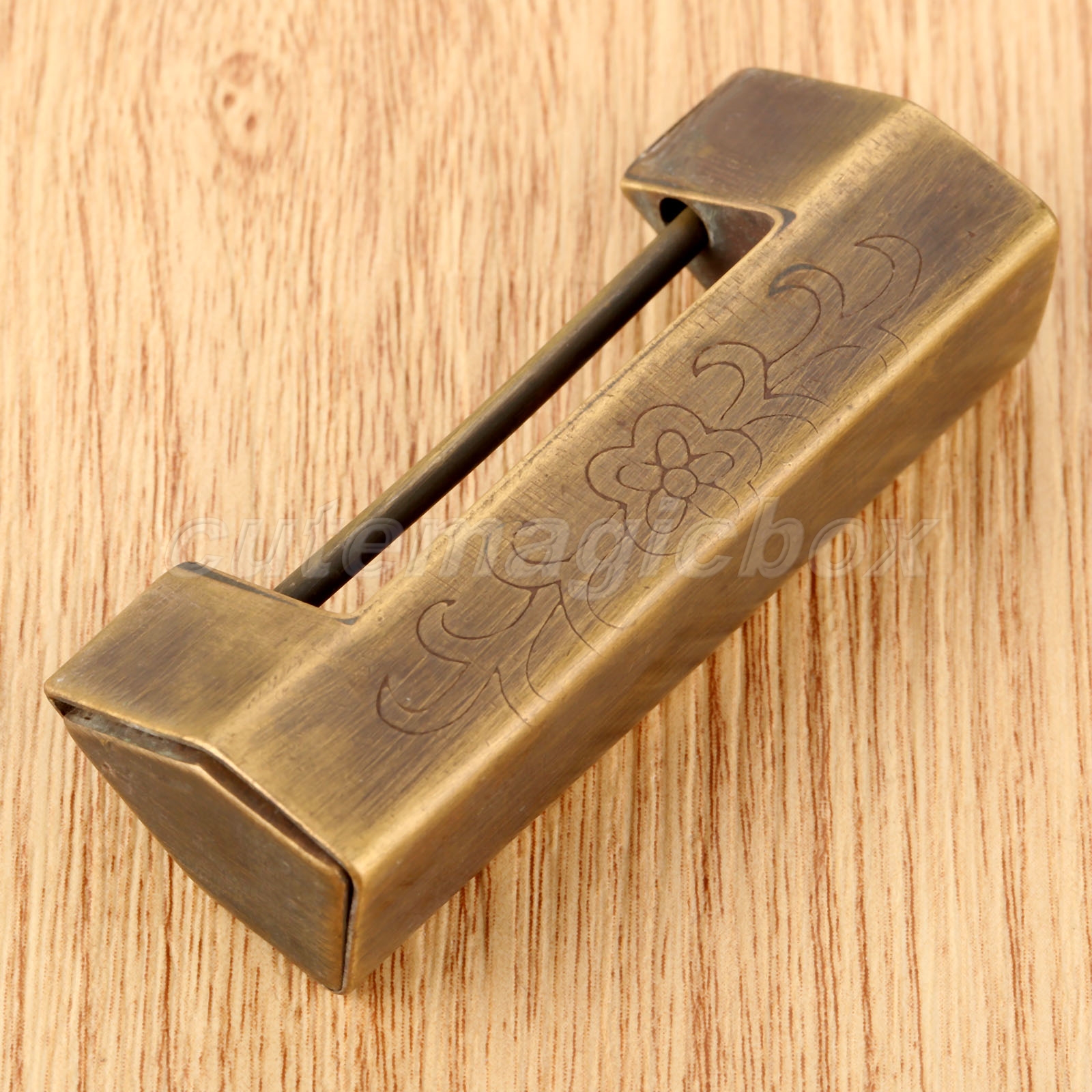 1x Antique Brass Warehouse Cabinet Lock Vintage Door Drawer Padlock Decorative 797153030571 Ebay 3492